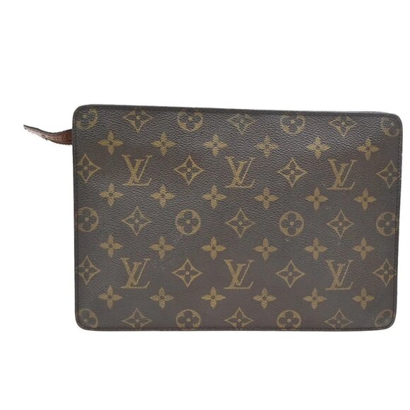 LOUIS VUITTON Pochette Homme Clutch Hand Bag Monogram Leather BN M51795 66KB156 - Picture 3 of 14